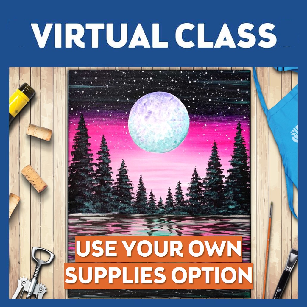 Vibrant Moon Forest Virtual Class Only