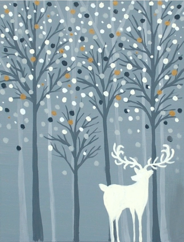 Painting in a Winter Wonderland