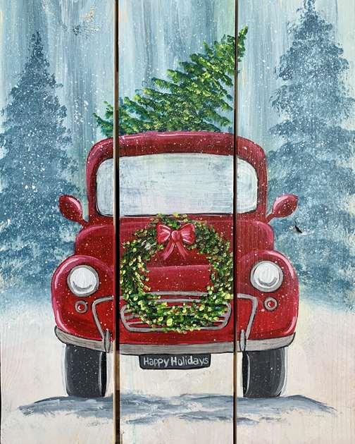 Holiday Vintage Truck