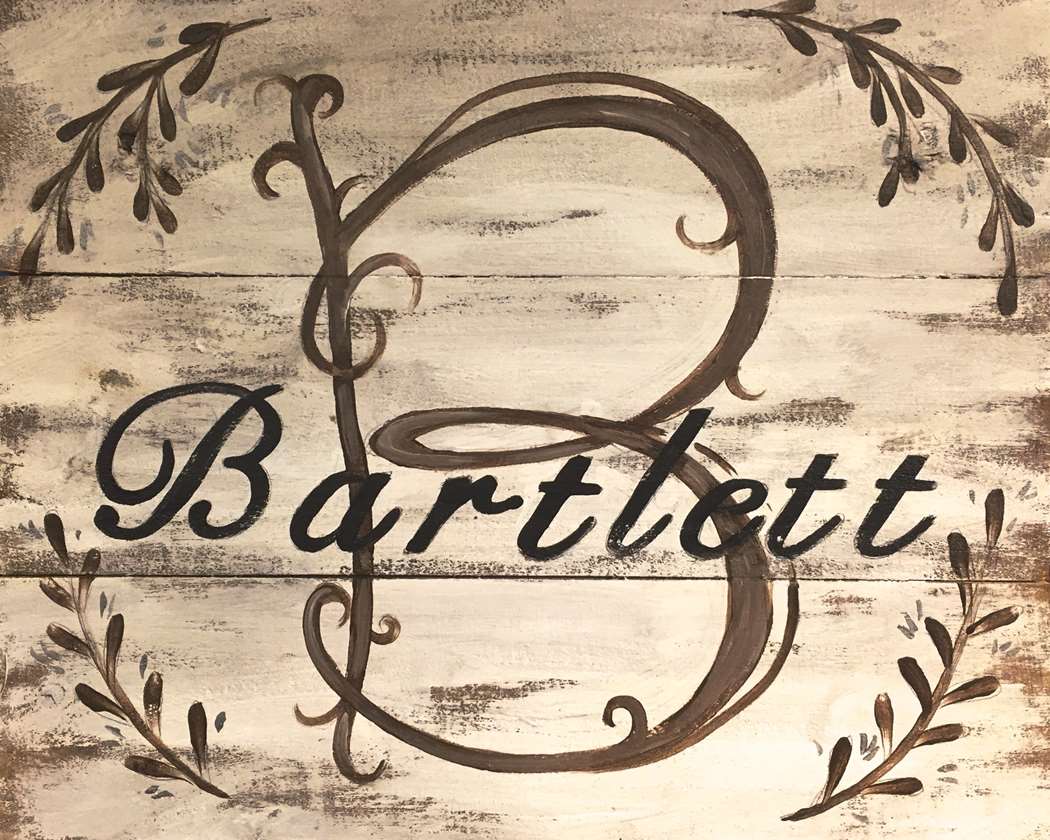 Rustic Family Name (Canvas Version)