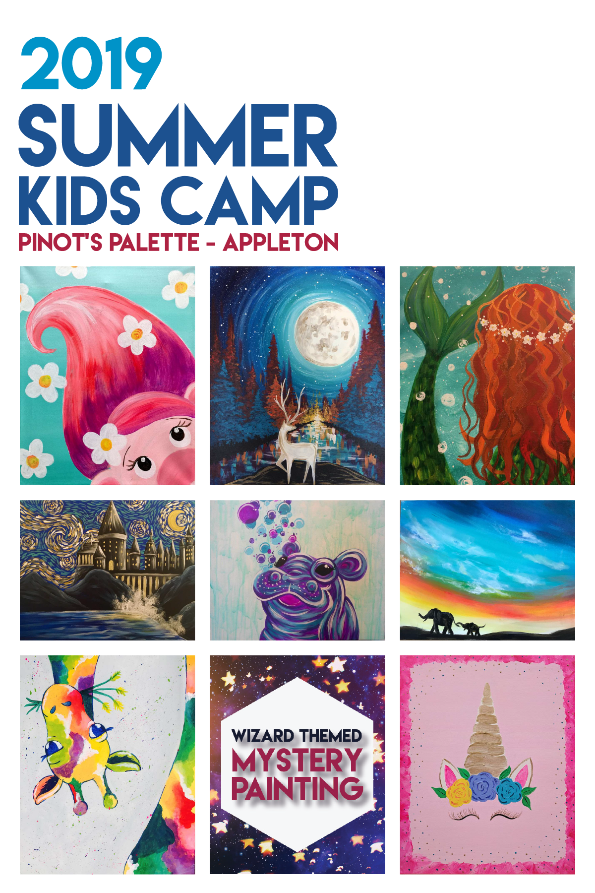 MORE Kids Painting Classes This Summer! - Pinot's Palette