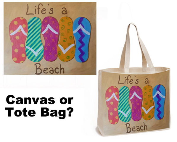 life's a beach bag