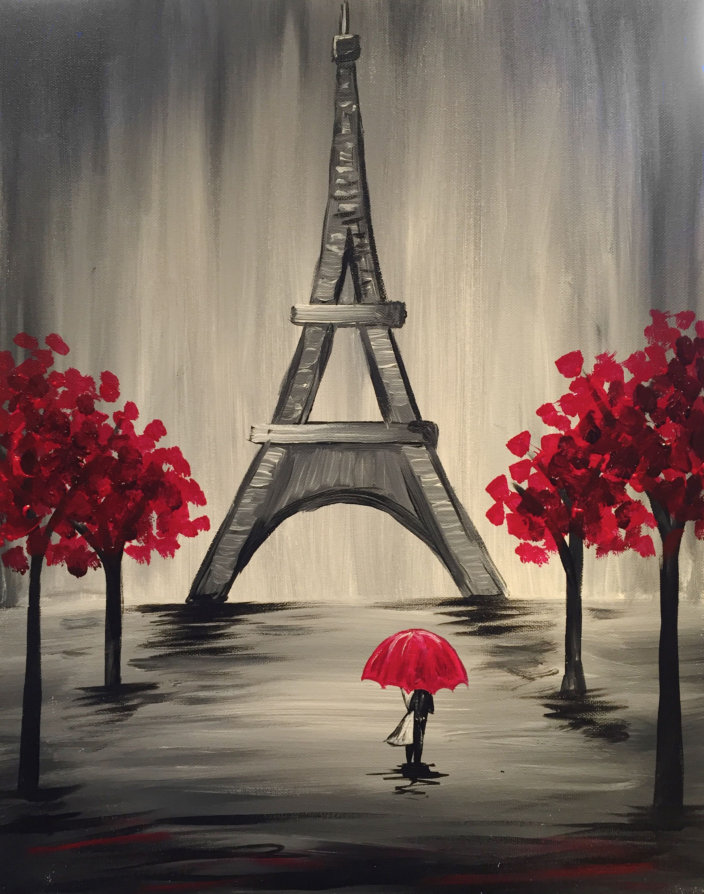 Романтический пейзаж рисунок. Эльфивая башня в Париже. Париж Эйфелева башня арт. Эльфиева башня арт.