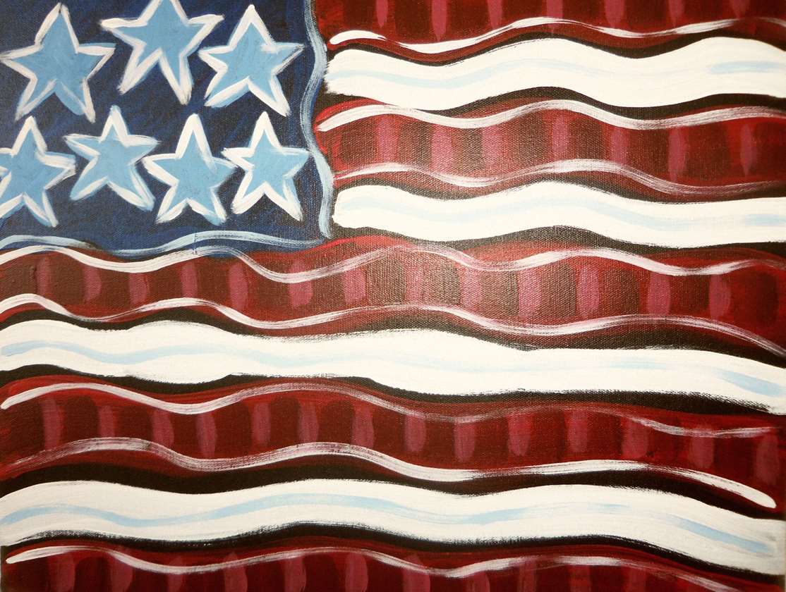 Pinot's Palette Stars and Stripes 