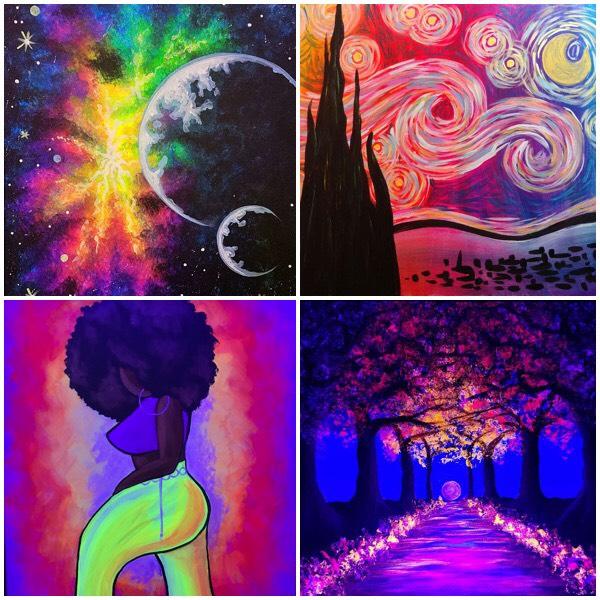 Turn Out The Lights And Paint! Black Light Classes Are Coming Your Way! 