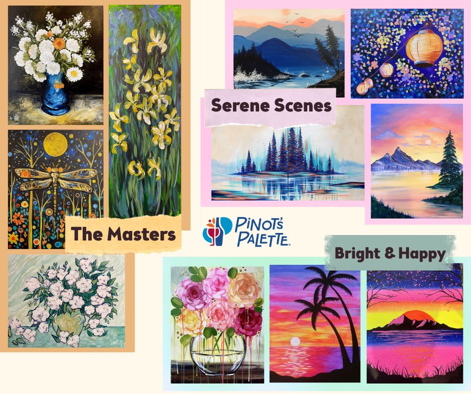 Your Next Paint Night Awaits: Upcoming Classes at Pinot’s Brier Creek