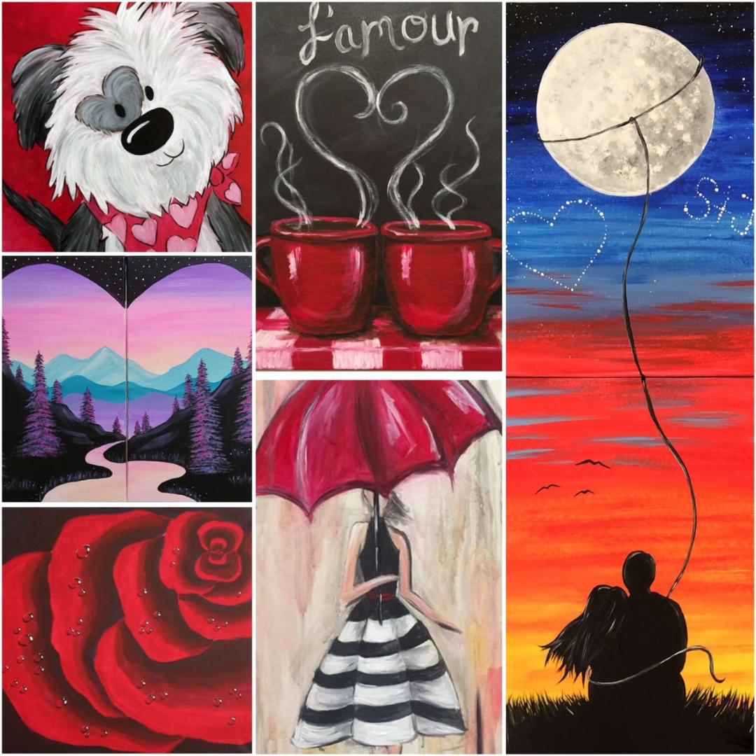 Couples Painting Kits, A Collaborative & Fun Date