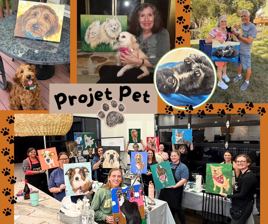 Turn Your Furry Friend into a Work of Art with Our FINAL ‘Project Pet’ Class of the Year! 