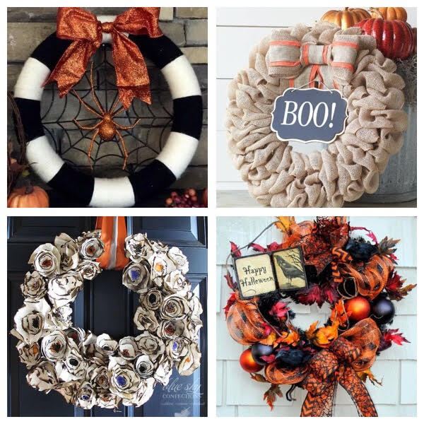 Incredible DIY Halloween Wreaths!!!