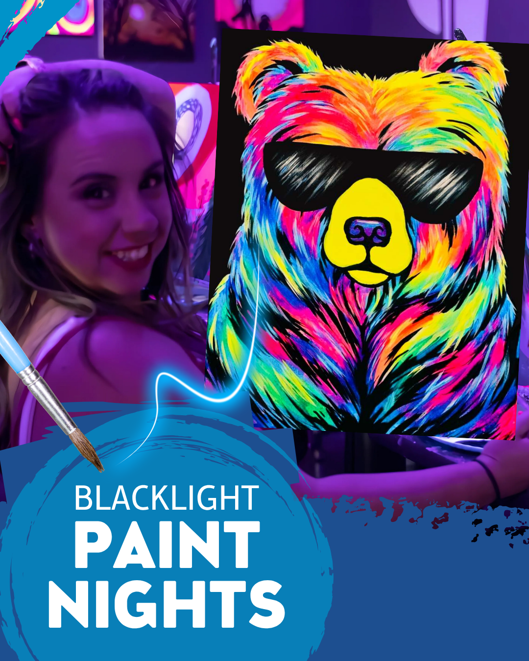 Black Light Painting!