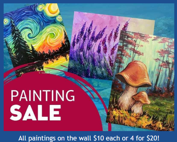 Huge Painting Sale!