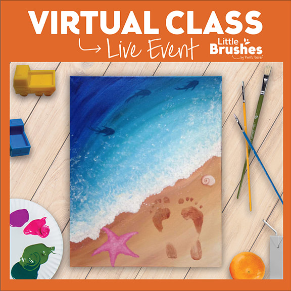 LIVE VIRTUAL CLASS - Toes by the Shore - All Ages