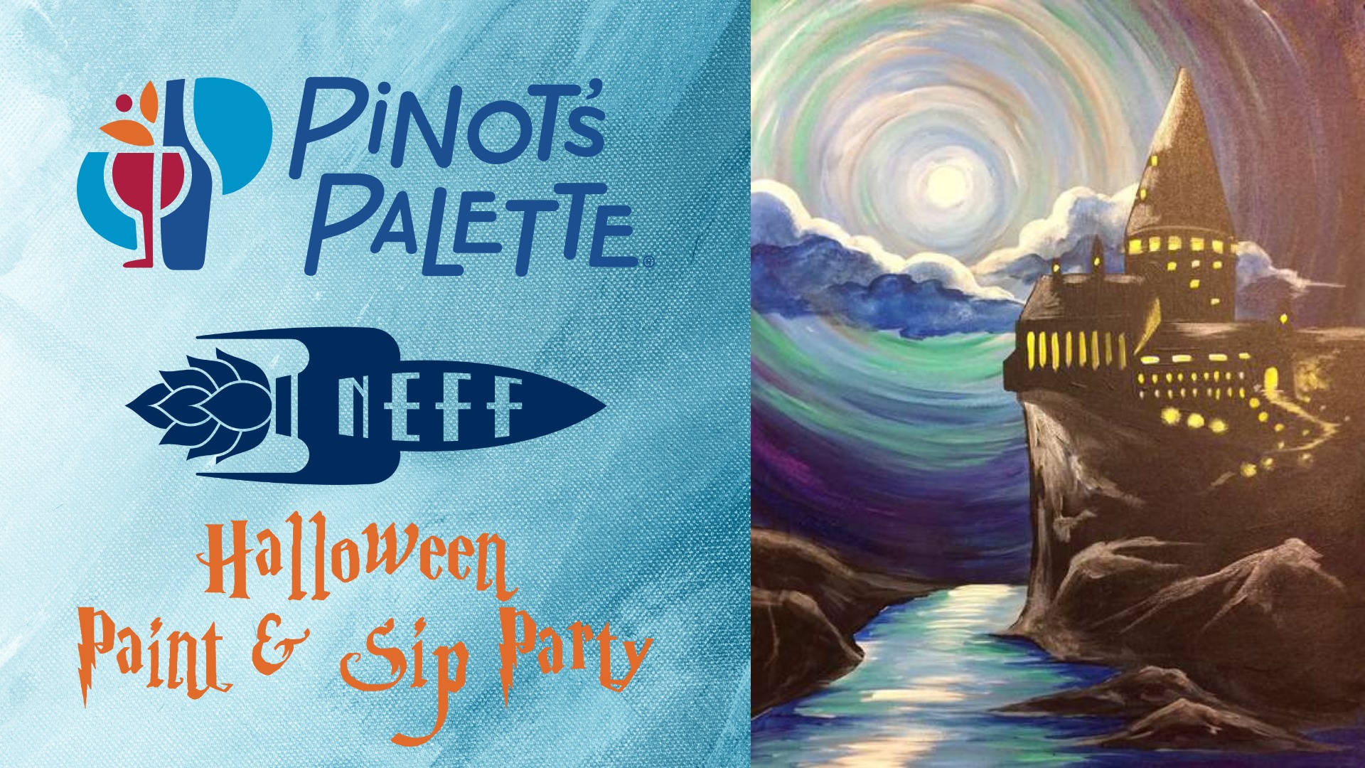 Halloween Paint Party at NEFF Brewing