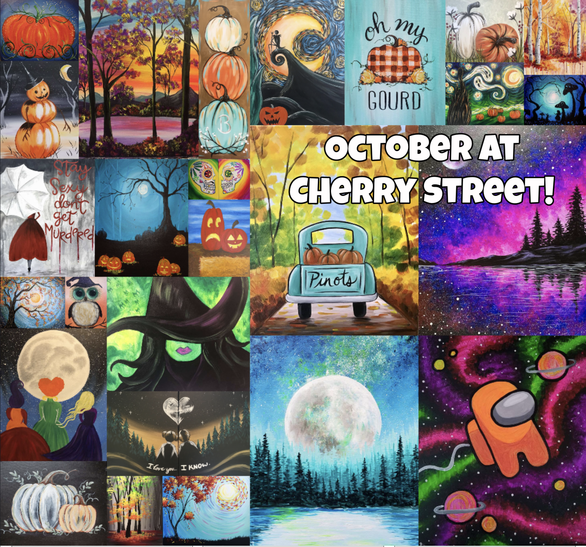Cherry Street's October Calendar!