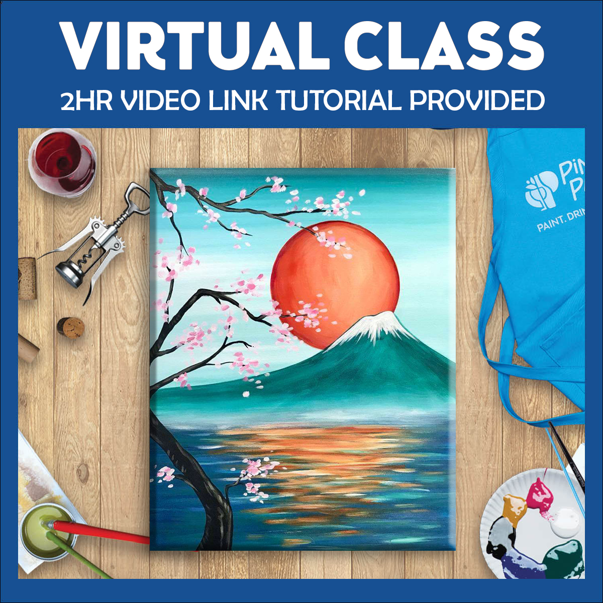 New - Live Virtual Painting Class Experience