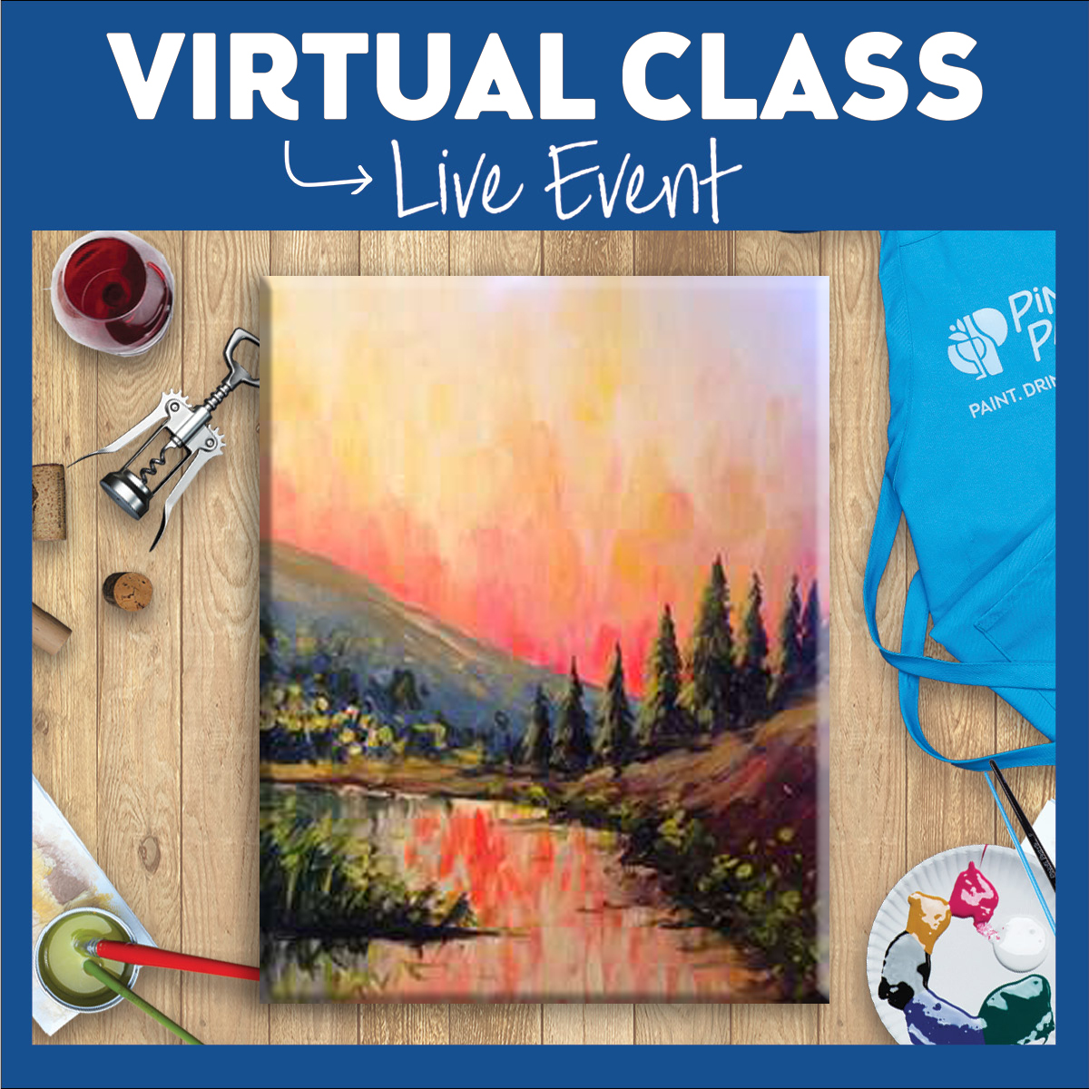 New - Virtual Painting Class Experience