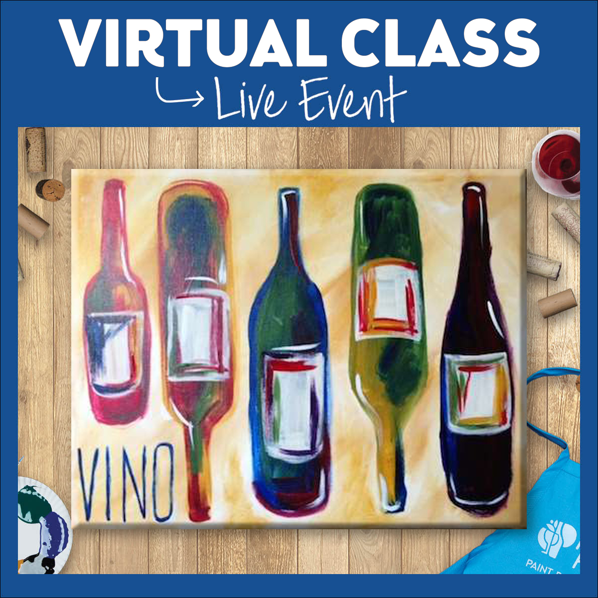 New - Live Virtual Painting Class Experience