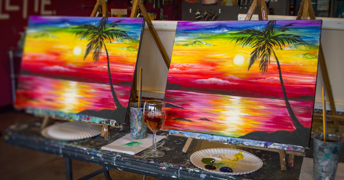 Everything You Want to Know for Your First Paint and Sip Class