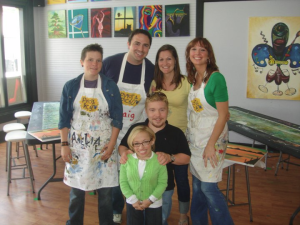 TLC's The Little Couple visit Pinot's Palette
