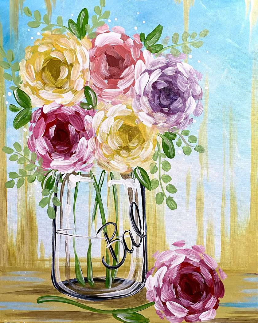 Bundle up & Paint with us on our covered patio.