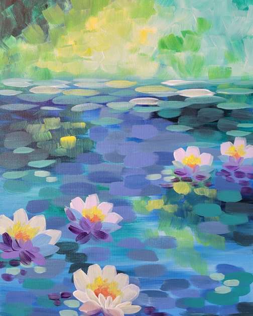 Waterlilies, Monet Style