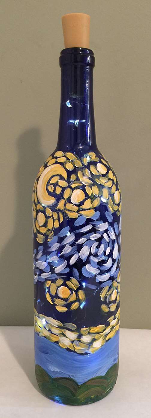 Paint a Starry Night bottle