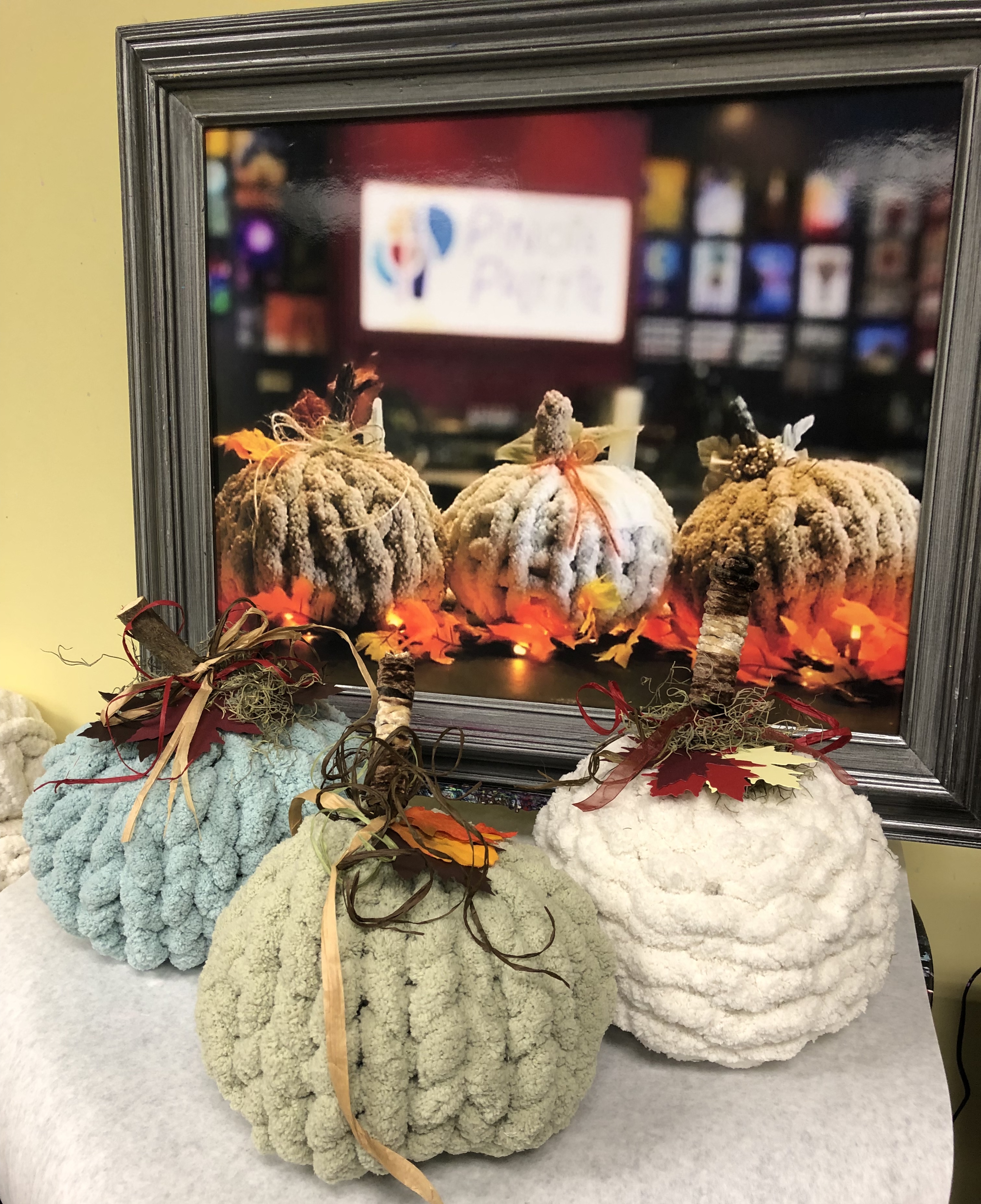 Chunky Knit Pumpkins