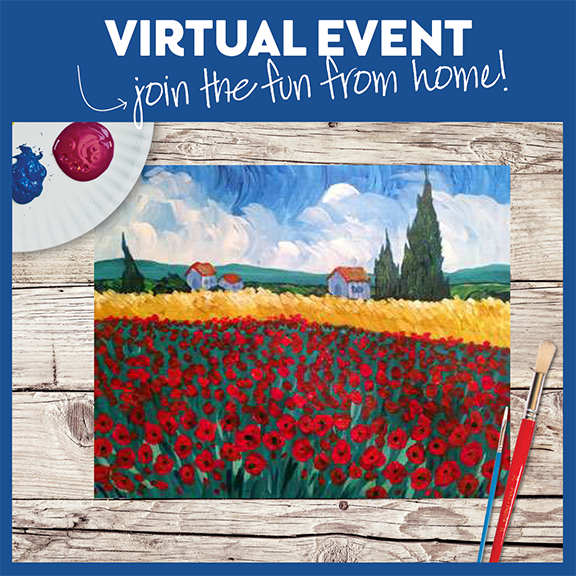 Poppies à la Van Gogh