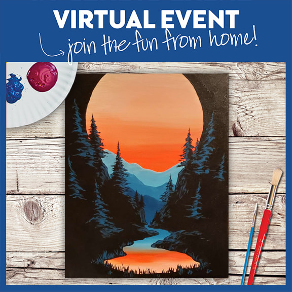 LIVE INTERACTIVE VIRTUAL CLASS-PAINTING KIT INCLUDED