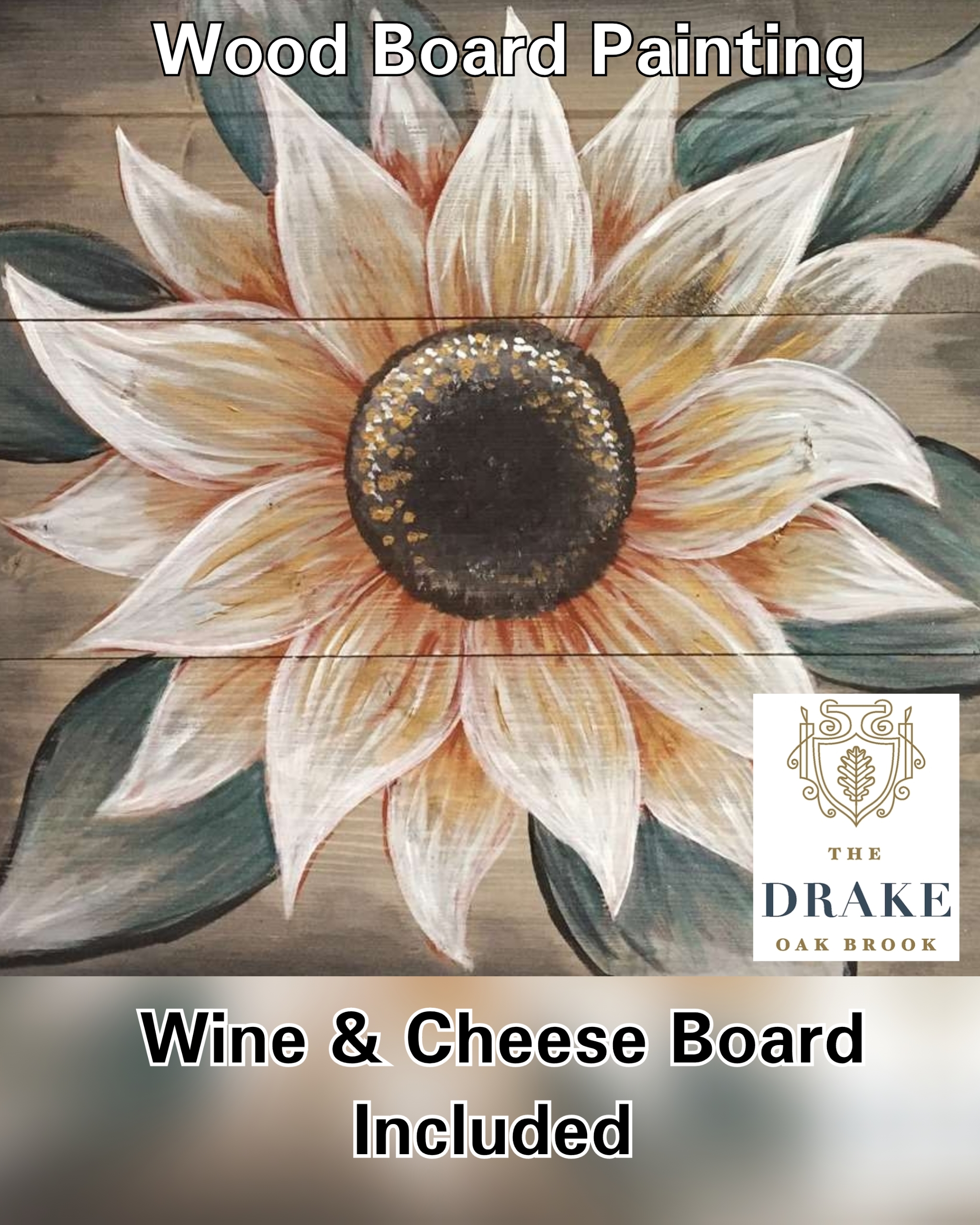 The Drake Oak Brook Wood Board Painting! 