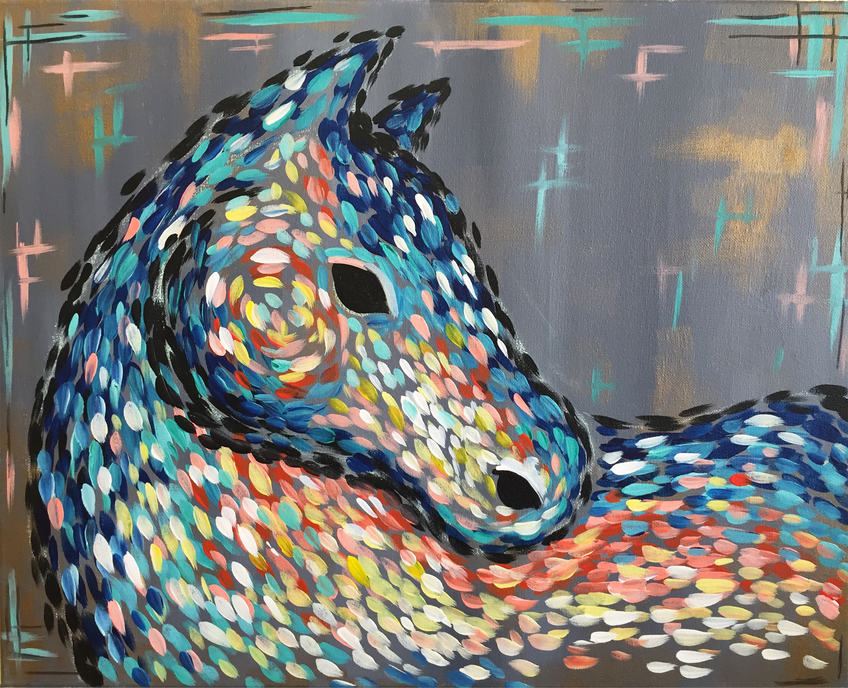 Abstract Horse