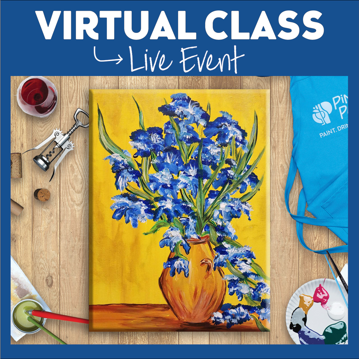 Live Virtual Event - Paint in the safety of your own home!
