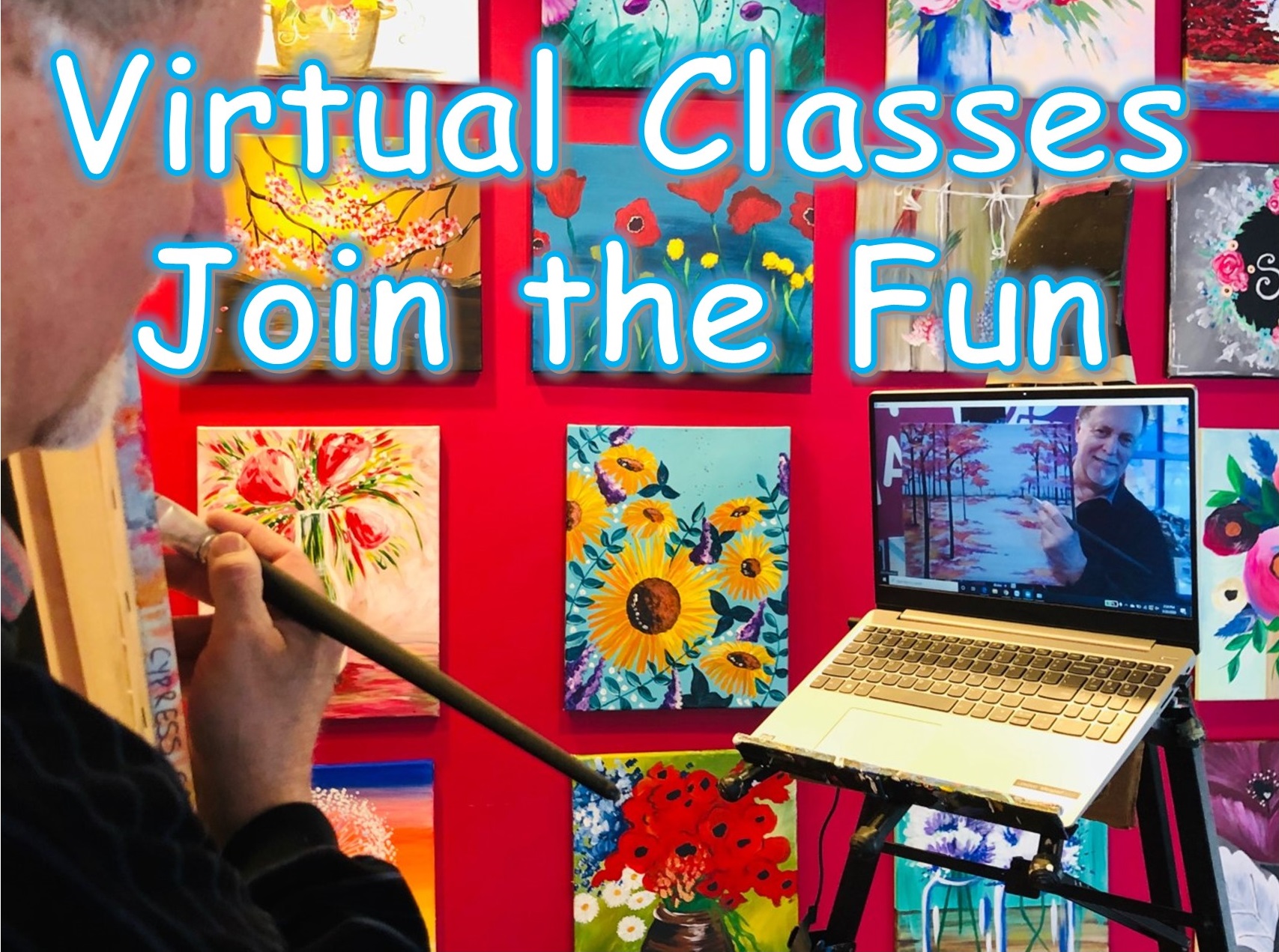 Virtual Painting Classes - Pinot's Palette