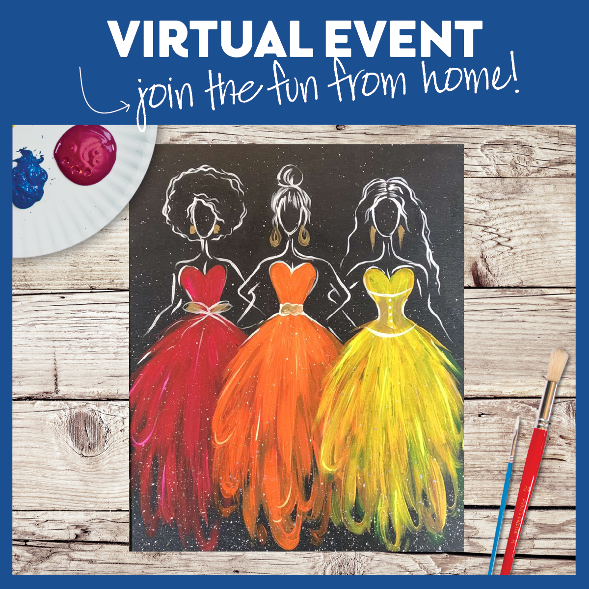 Virtual Class WITH and WITHOUT SUPPLIES!!!