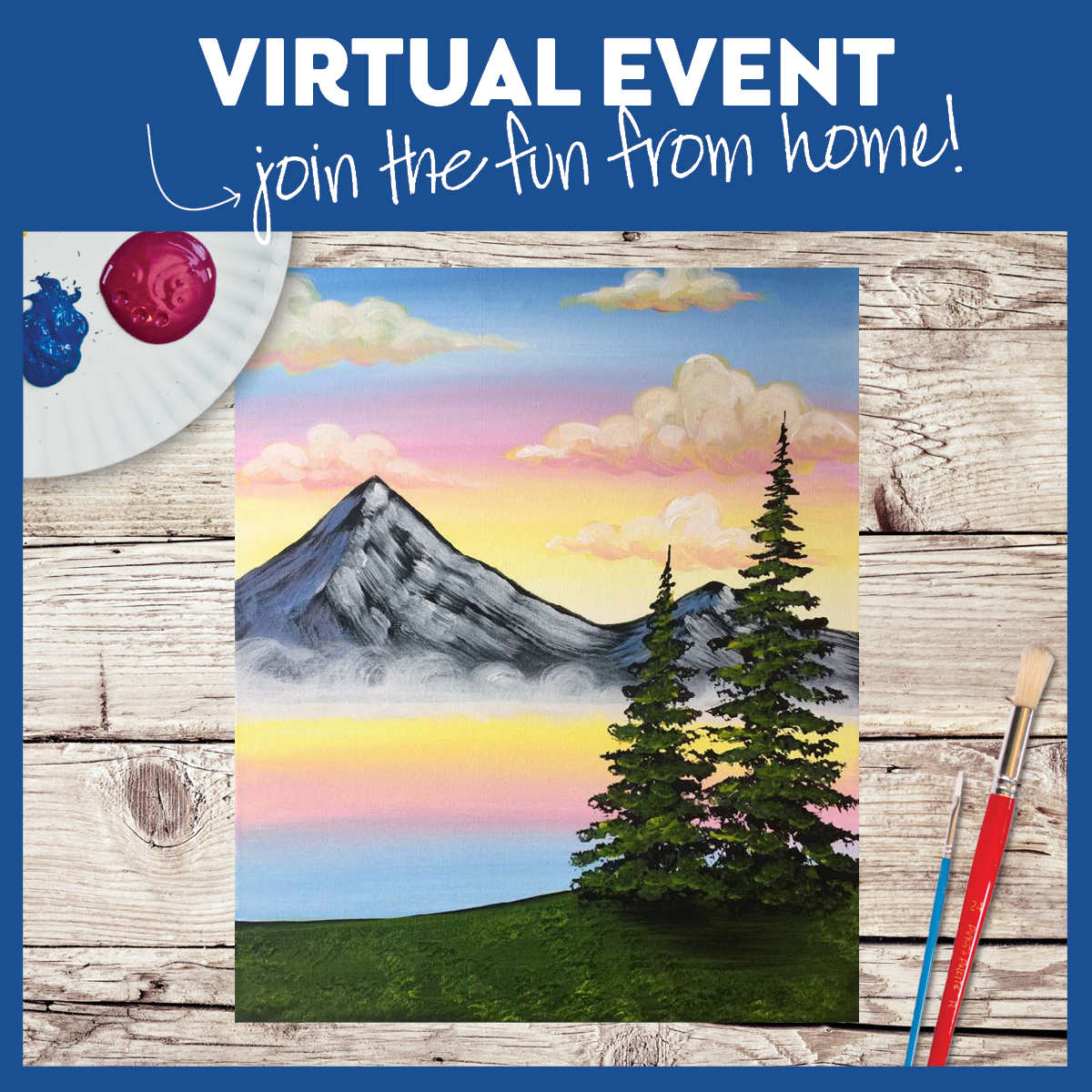 Virtual Class WITH and WITHOUT SUPPLIES!!!