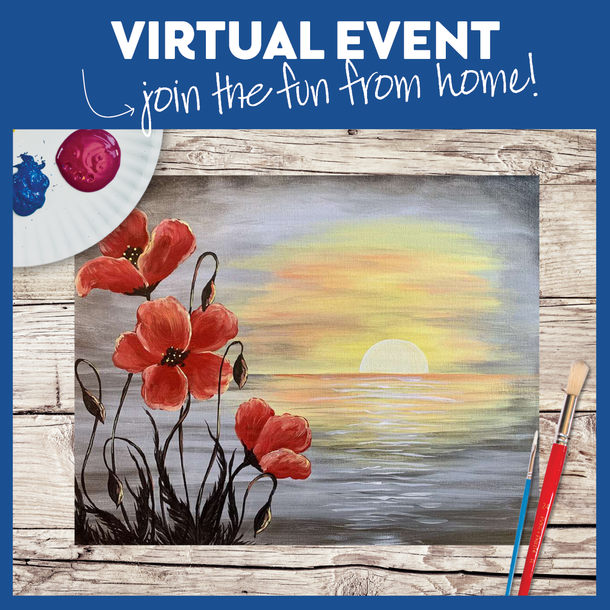 Virtual Class WITH and WITHOUT SUPPLIES!!!