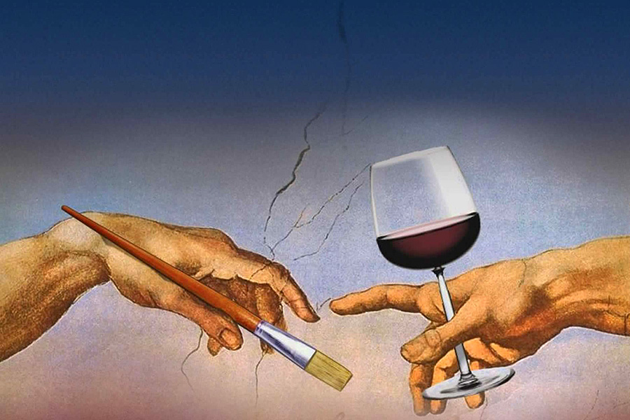 Exploring The Inersection Of Wine And Art