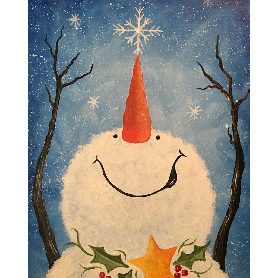 Christmas in July IN-STUDIO CLASS! Space Limited 🙌🥂🎨