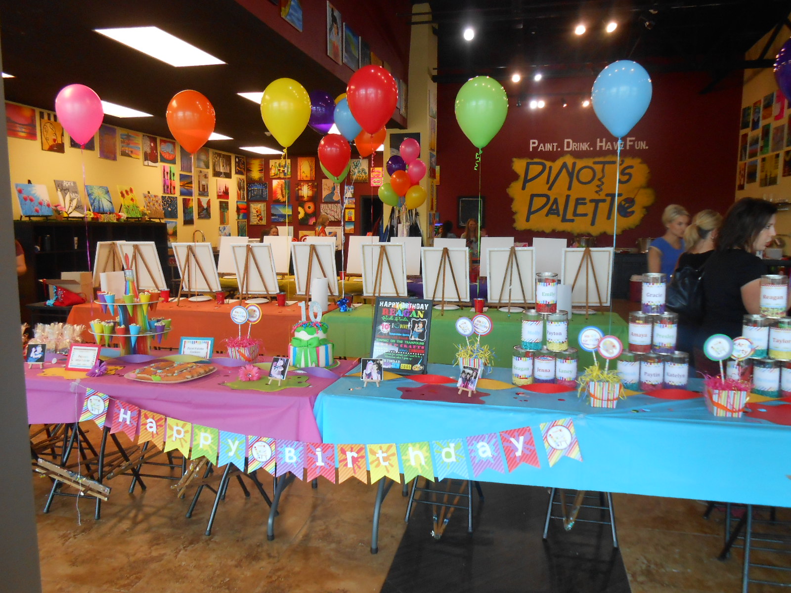 Easy way to put together Paint Party kits!, party