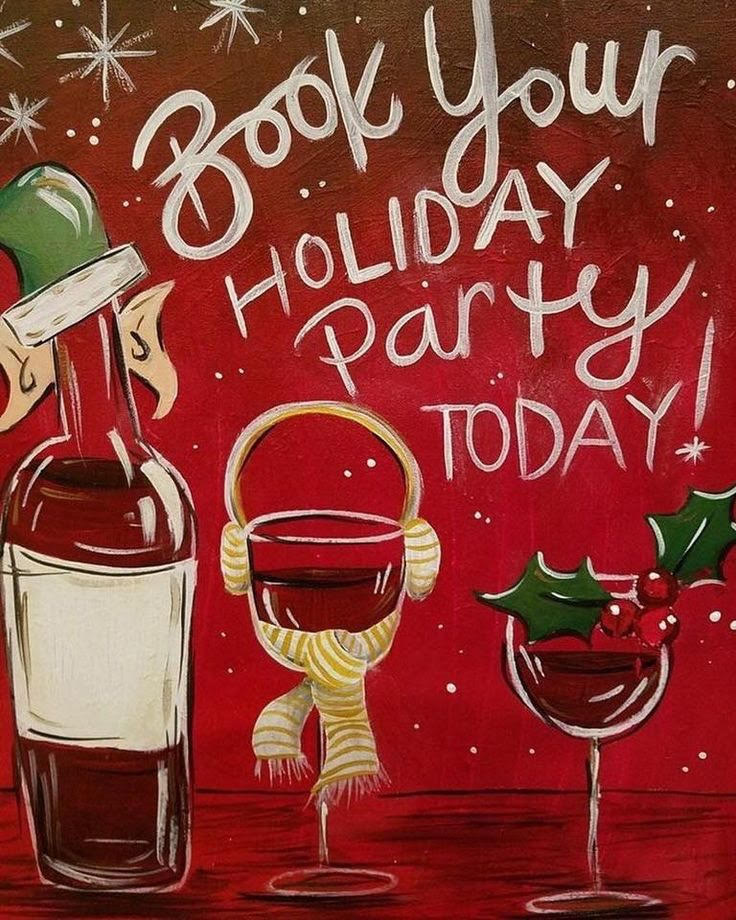 Book Your 2021 Holiday Party With Pinot’s Palette!!!!