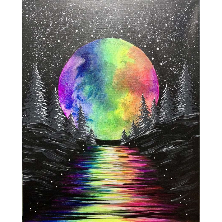 Magical Rainbow Moon