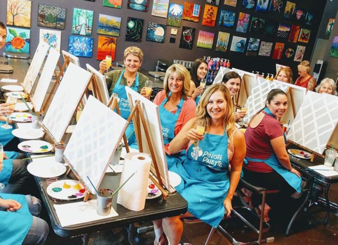 Pallet painting classes clearance near me