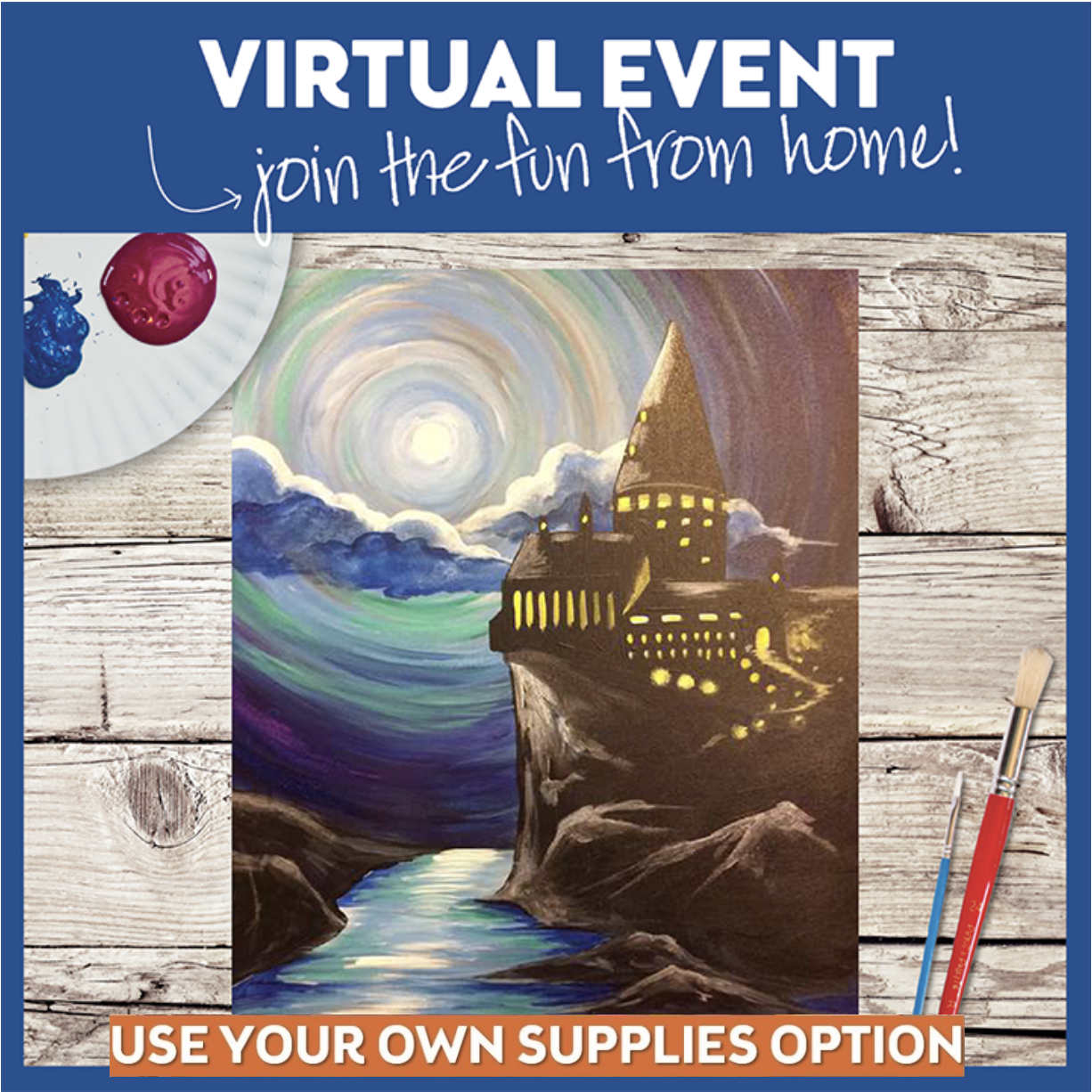 Take Home Paint Kits - Sat, May 21 1PM at Riverwalk