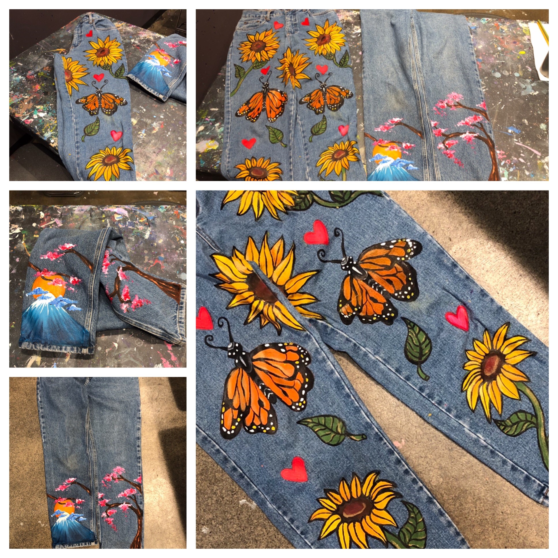 Painted Jeans Classes!! Pinot's Palette