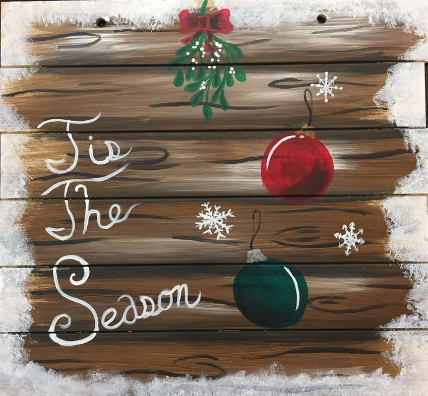 Wooden Pallet - Tis the Season
