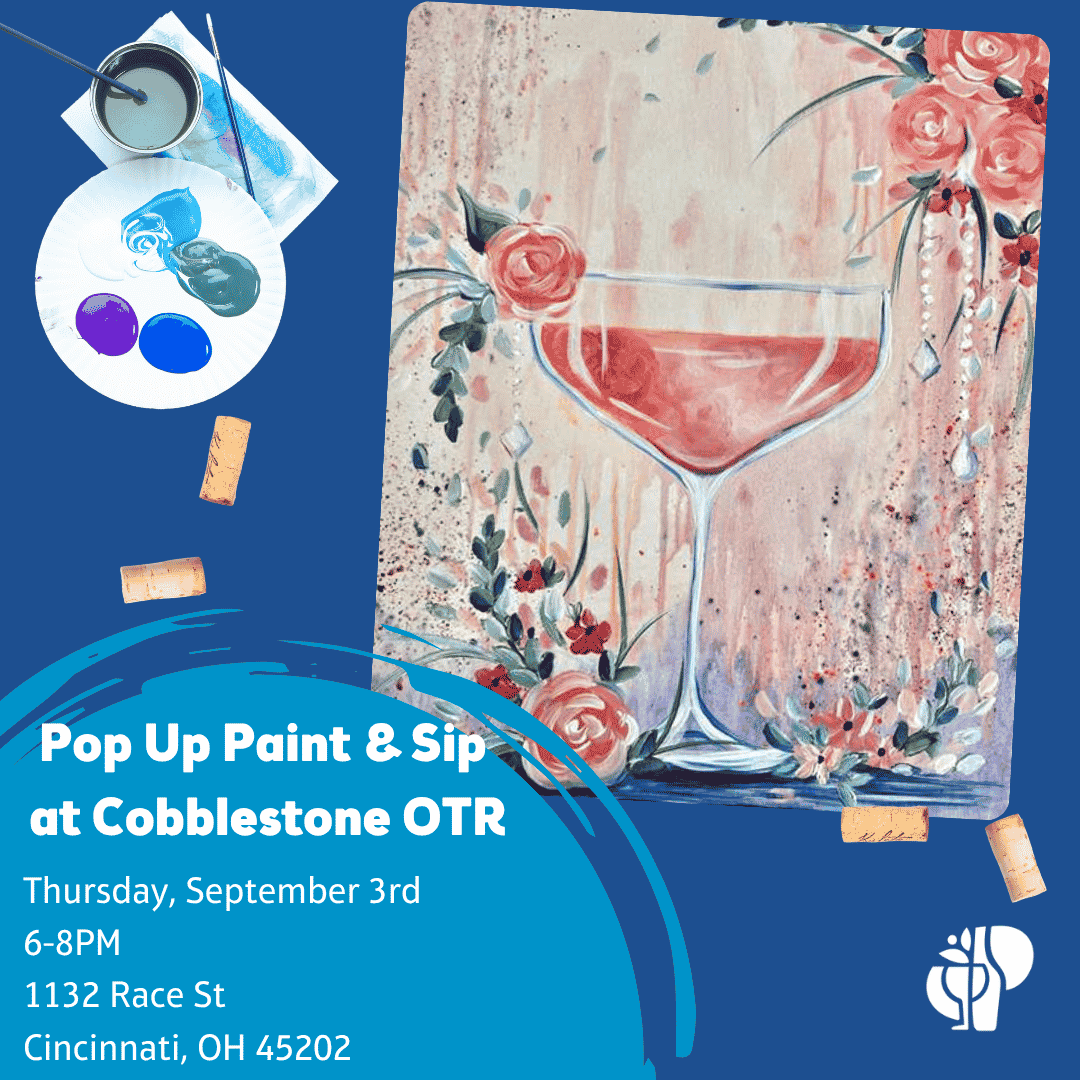 Pinot's Palette Pop Up Paint and Sip at Cobblestone OTR