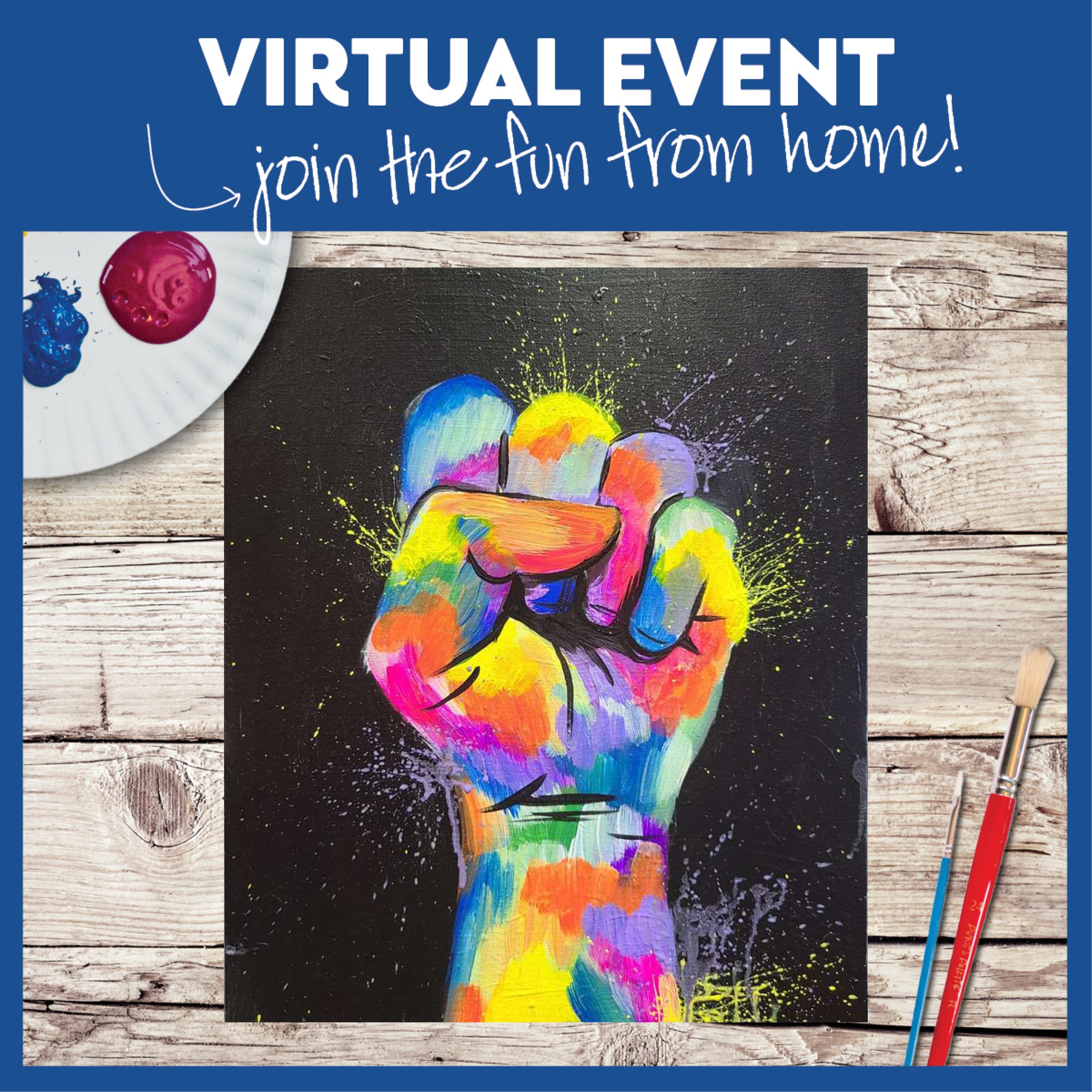 LIVE VIRTUAL CLASS WITH SUPPLIES
