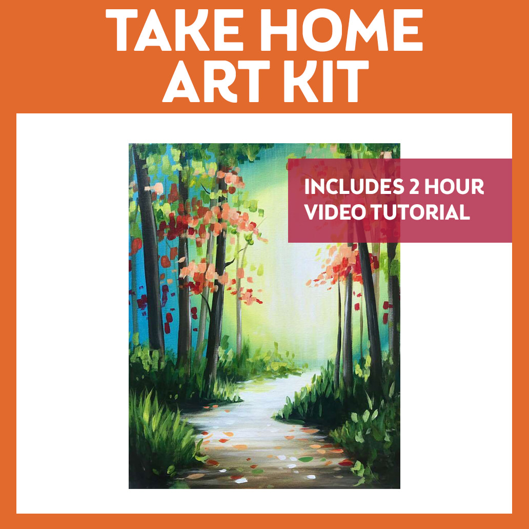 TAKE HOME ART KIT & VIDEO TUTORIAL - PICKUP SUN 1-3PM