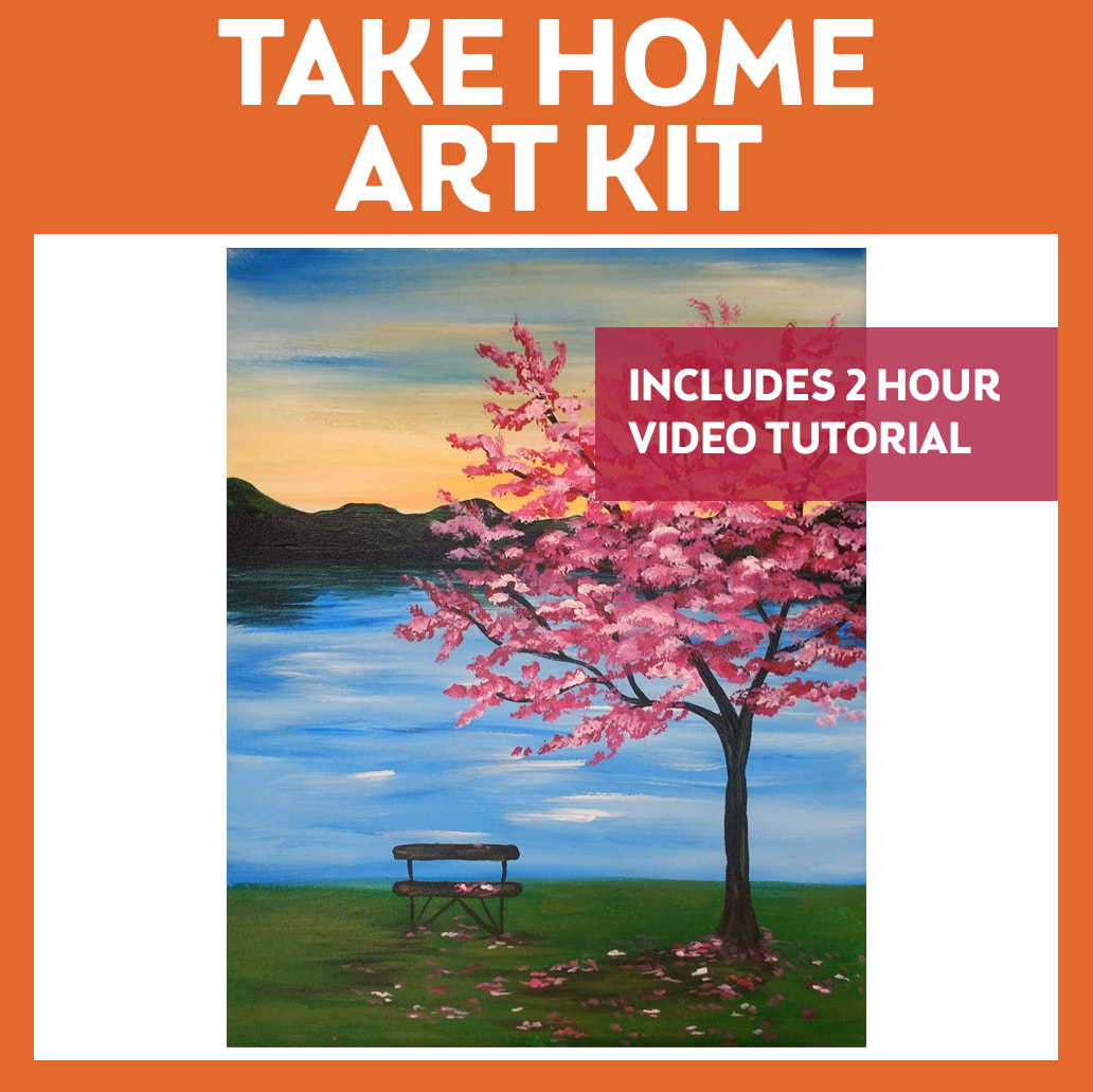 TAKE HOME ART KIT & VIDEO TUTORIAL - PICKUP SUN 1-3PM