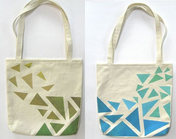 paint canvas tote bag